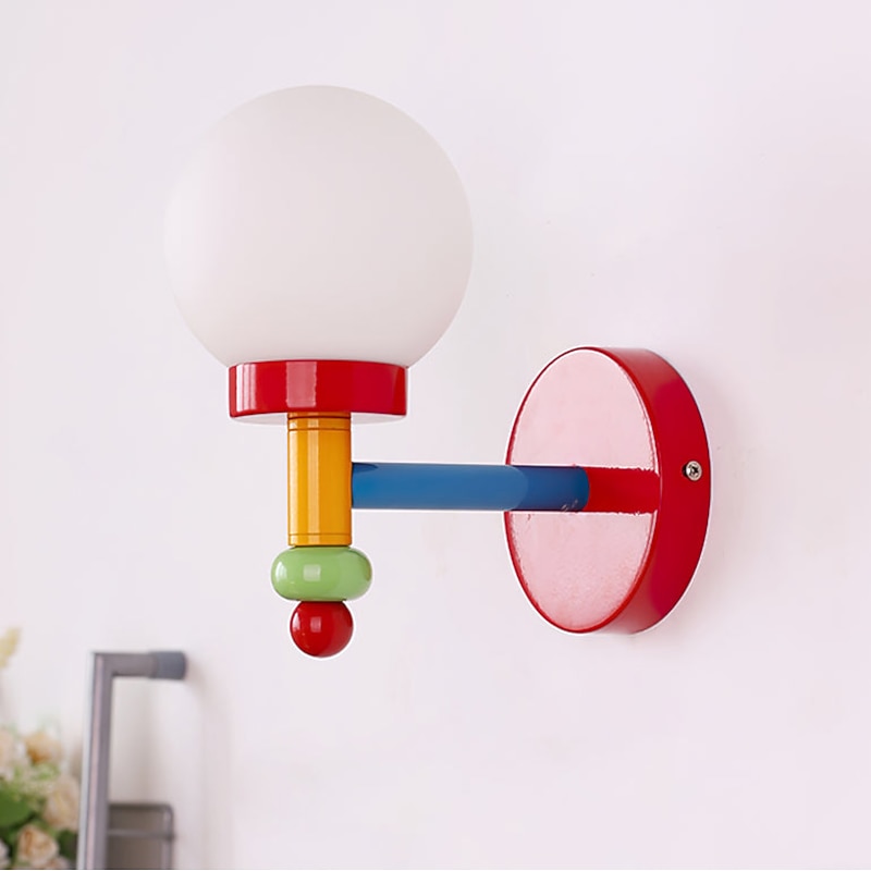 Children's Room Wall Sconce G9 Glass Light Indoor Decorative Fixture Kindergarten Classroom Decorative Lighting 110-240V2