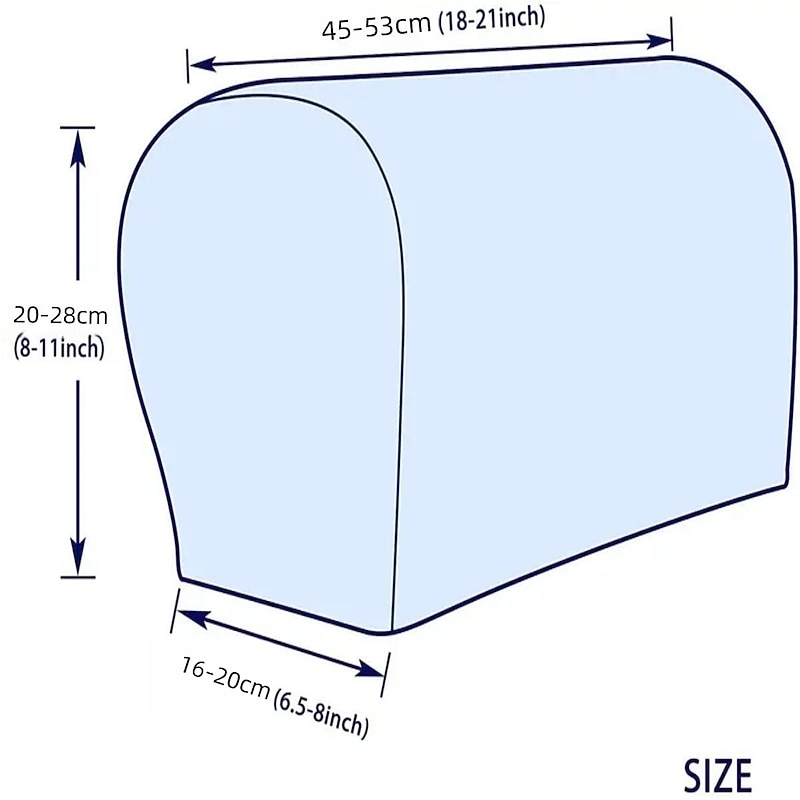 Stretch Armrest Covers Spandex Jacquard Arm Covers Soft and Elastic Protector for Chairs Couch Sofa Armchair Slipcovers Recliner Sofa2