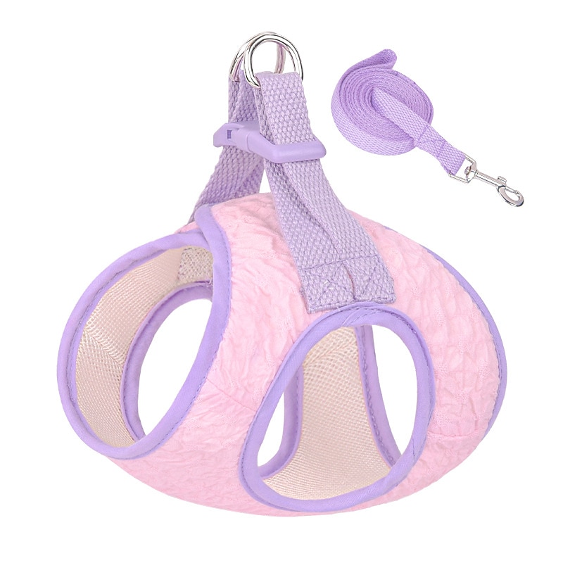 Anti Breakaway Chest Strap With Color Matching Seersucker Traction Rope For Comfort And Durability2