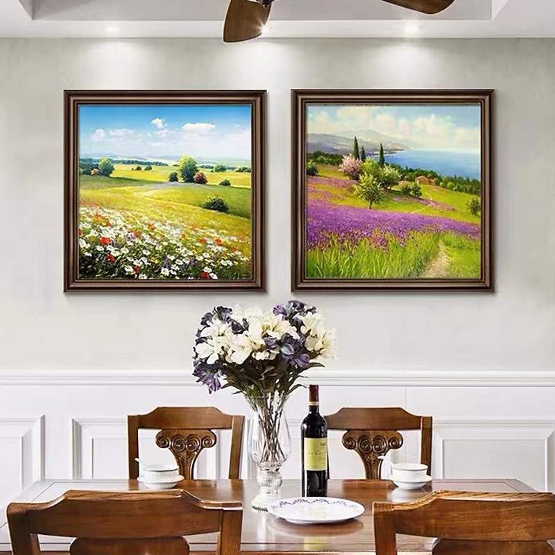 Great Landscape Handmade Oil Painting Canvas Acrylic Autumn Wall Hand-painted Arts Quadros Decoracion For Living Room Gifts2