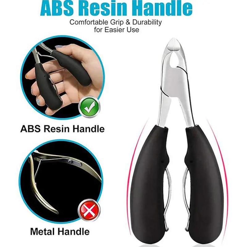 Podiatrist Toenail Clippers, Professional Thick & Ingrown Toe Nail Clippers For Men & Seniors, Pedicure Clippers Toenail Cutters, Super Sharp Curved Blade Grooming Tool2