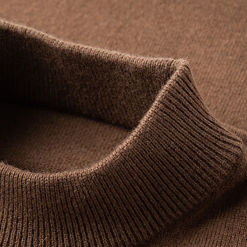 Men's Wool Sweater Pullover Sweater Jumper Xmas Sweater Jumper Ribbed Knit Regular Knitted Plain Crew Neck Keep Warm Modern Contemporary Daily Wear Going out Clothing Apparel Fall Winter Black White3