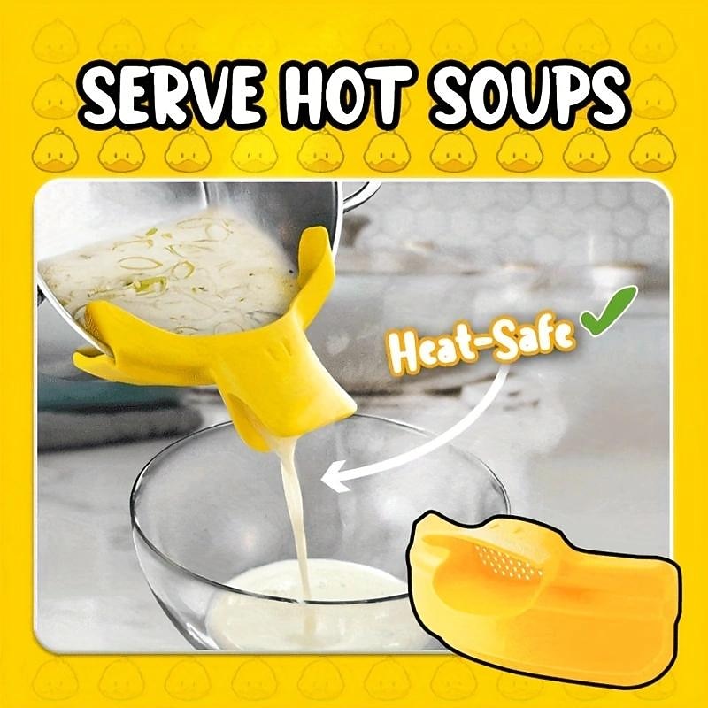 Anti-splash Leak Kitchenware Pots Round Mouth Edge Conductors Duckbill Liquid Conductors Soup Pourer Kitchen Gadgets3