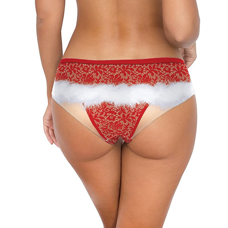 Santa Claus Mrs.Claus Christmas Gift Briefs Panties & Undies Women's Christmas Adults' Christmas Masquerade Christmas Eve Christmas Party3