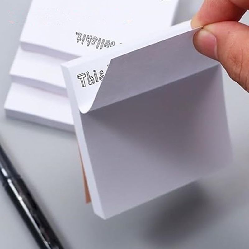 Funny Sticky Note  Gift, What The Fucks Sticky Notepad Novelty Notepads, Funny Sassy Rude Desk Accessory Gifts for Friends, Co-Workers, Boss4