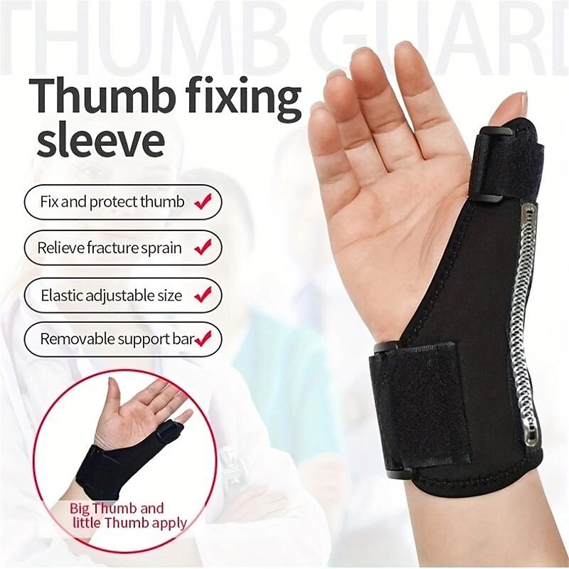 1pc Comfortable Thumb Splint Brace For Arthritis, Soft Tissue Injuries, And Carpal Tunnel - Stabilizes And Supports Thumb And Inflammation