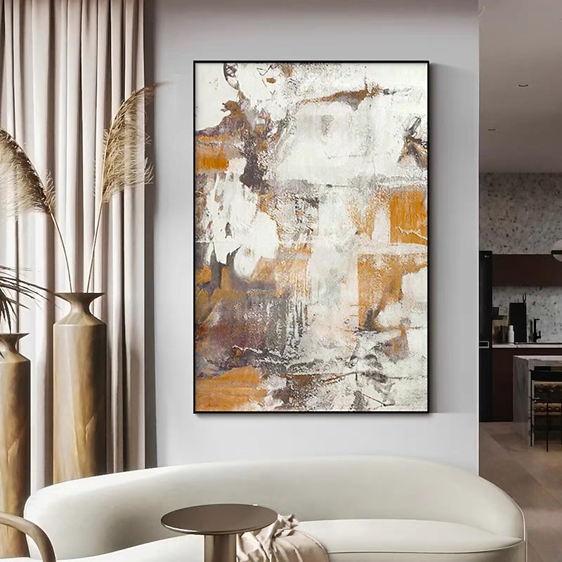 Mintura Handmade Oil Paintings On Canvas Wall Art Modern Decoration Abstract Picture For Home Decor Rolled Frameless Unstretched Painting2