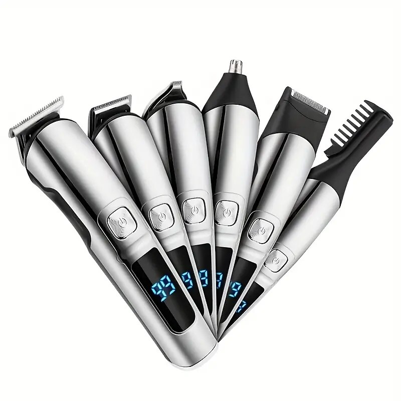 Hair Clipper Waterproof Beard Trimmer for Men - Includes Nose Hair Trimmer Body Shaver and Grooming Kit - Perfect Gift for Father's Day2