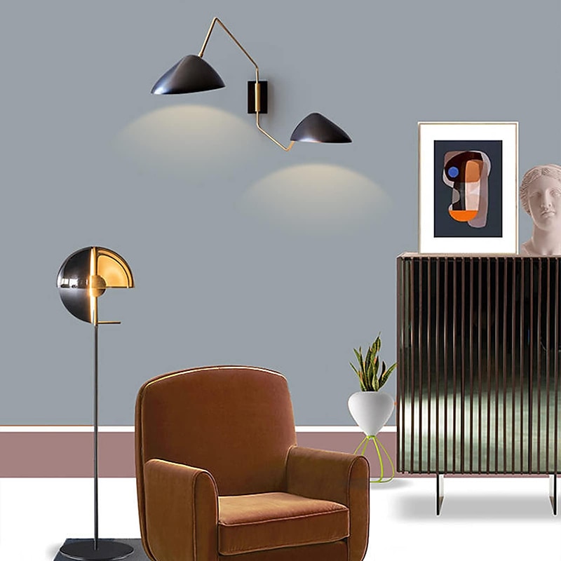 Swing Arm Wall Sconce Industrial Vintage Lighting Rotatable Wall Lamp for Indoor Bar Warehouse Hallway Restaurant Reading Light3