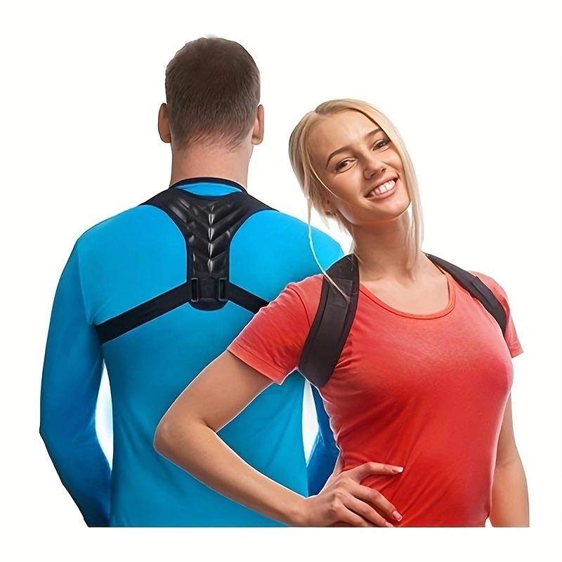 Adjustable Clavicle Posture Corrector for Men and Women - Improve Upper Back and Shoulder Alignment with Lumbar Support Belt4
