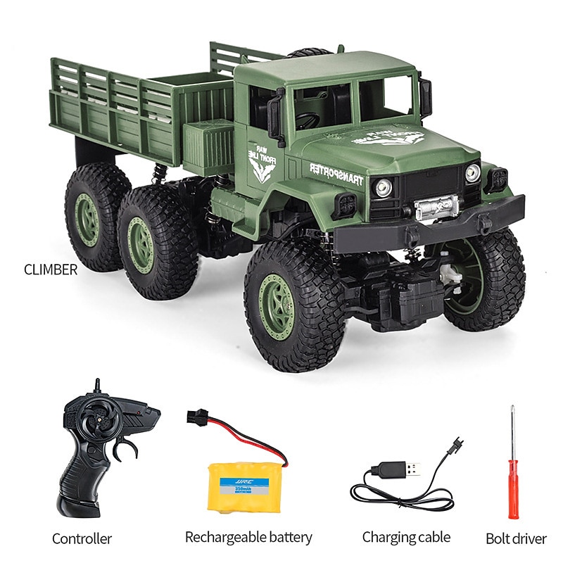 Children's Toys 116 Six Wheel Drive Military Vehicle Climbing Off Road Outdoor Simulation Remote Control Vehicle Cross Border2