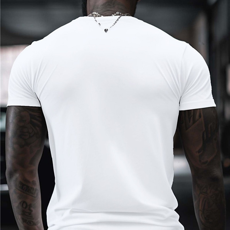 Men's Letter Christmas T Shirt Tee Top Cotton Short Sleeve Graphic Shirt White Dark Blue Beige Comfortable Tee Sports Outdoor Holiday Fashion Designer Clothing2