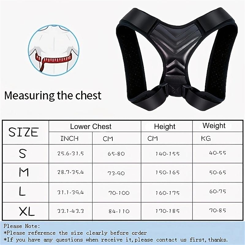 Adjustable Clavicle Posture Corrector for Men and Women - Improve Upper Back and Shoulder Alignment with Lumbar Support Belt2