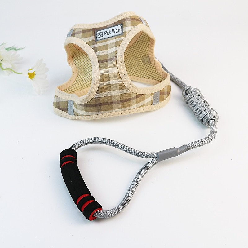 Cat Traction Rope Vest Style Reflective Chest Strap Anti Breakaway Pet Dog Traction Rope Cat Walking Rope4