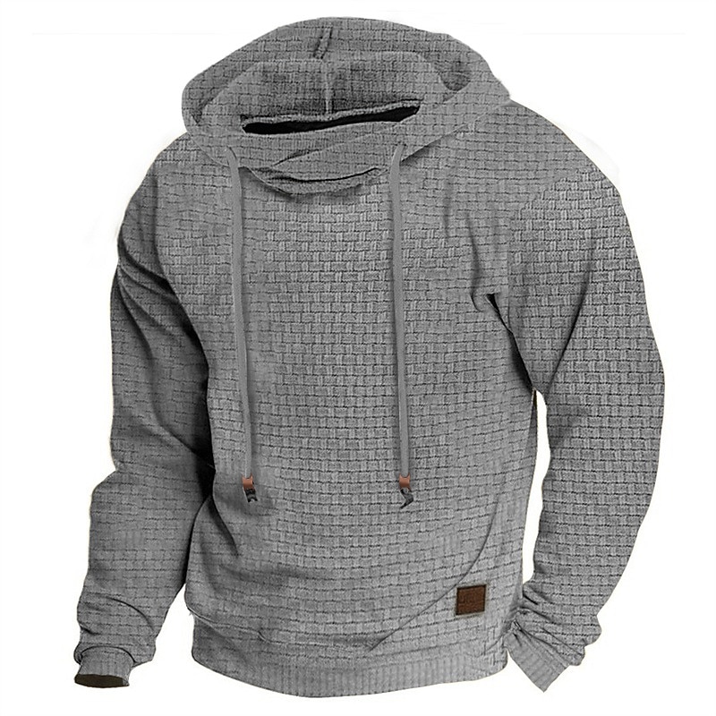 Men's Hoodie Apricot Black White Army Green Red Hooded Plain Sports & Outdoor Daily Sports Designer Basic Casual Spring &  Fall Clothing Apparel Hoodies Sweatshirts  Long Sleeve