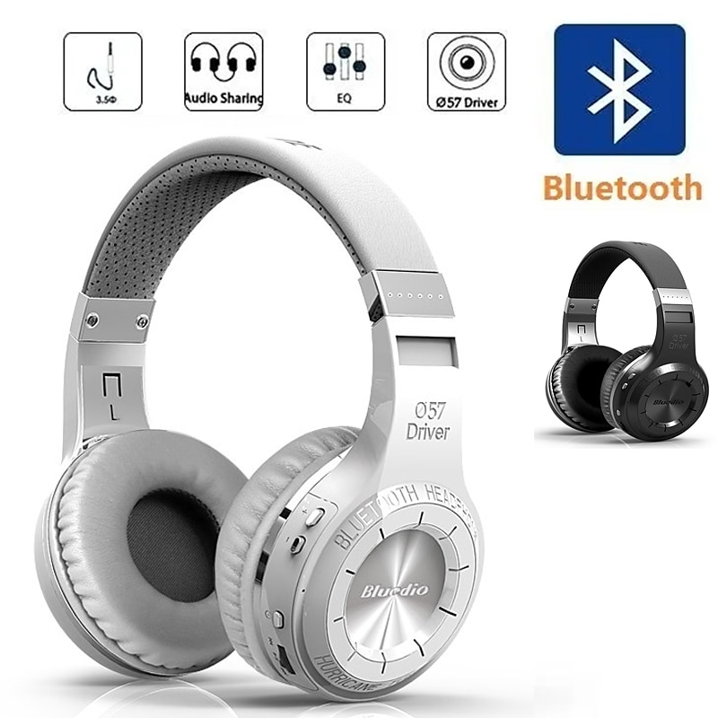 Original HT Wireless Bluetooth Headphones for Computer Headset Mobile Phone PC Telephone with Microphone Headband Bluetooth 5.0 Headphone Stereo Earph