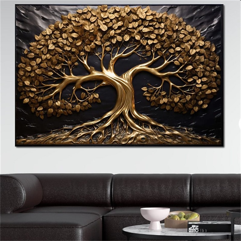 Botanical Wall Art Canvas Tree of Life Prints and Posters Pictures Decorative Fabric Painting For Living Room Pictures No Frame
