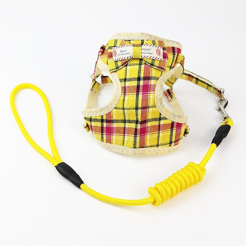 Vest Style Pet Belly Pocket Traction Rope Mesh Fabric Breathable Walking Dog Rope Cat Small Dog Chest Strap2
