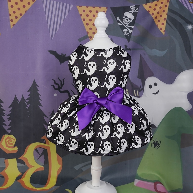 Dog Cat Dress Fashion Party Waterproof Breathable Soft Washable Comfortable Party Halloween Casual Daily Festival Dog Clothing for Bichon Frise Pomeranian Baby Pet Papillon Small3