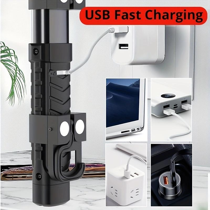 Portable Magnetic LED Work Light for Outdoor and Car Repair - Strong and Multifunctional with Emergency Flashlight3