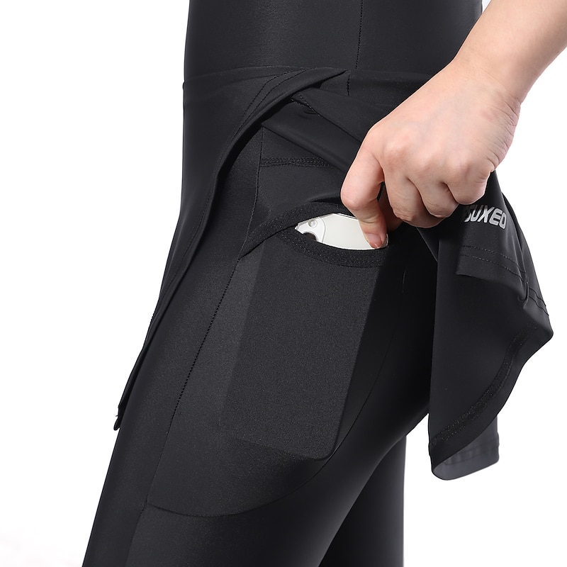 Arsuxeo Women's Solid Color Cycling Tights Cycling Skort Skirt Bike Pants Bike Tights Leggings Form Fit Mountain Bike MTB Road Bike Cycling Sports Reflective Strips Sweat wicking Elastic Moisture4