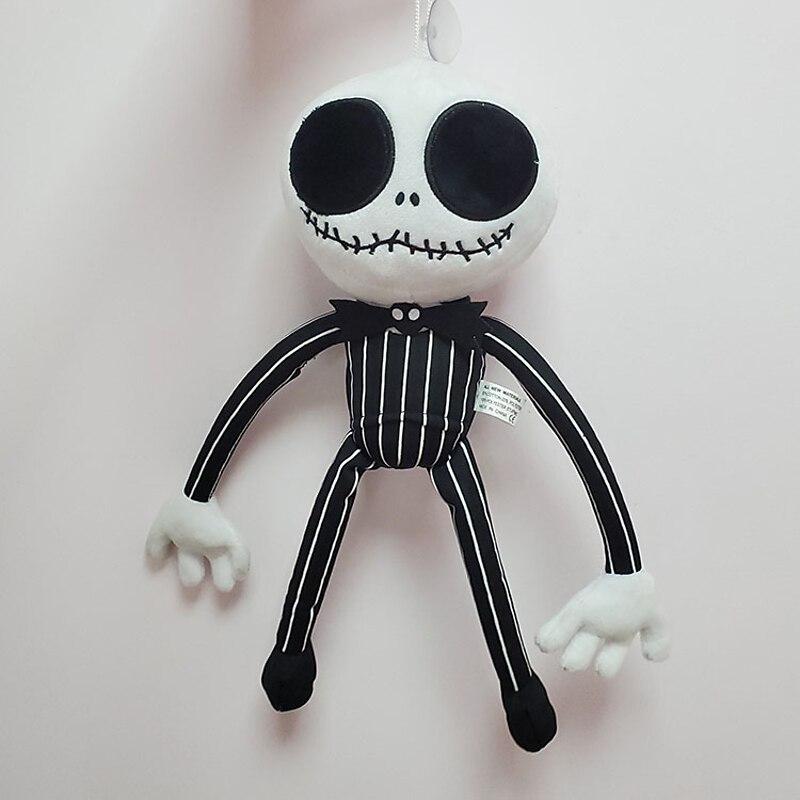 The nightmare before christmas 8-inch Sitting And Standing Halloween Christmas Funny Pumpkin Jack Head Plush Doll for Christmas Gifts4