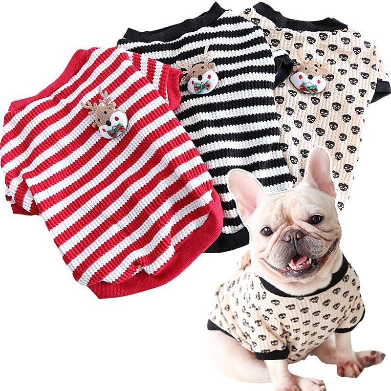 Dog Cat Sweater Jumper Fashion Cute Winter Soft Washable Comfortable Outdoor Casual Daily Dog Clothing for Bichon Frise Poodle Pomeranian Baby Pet Papillon
