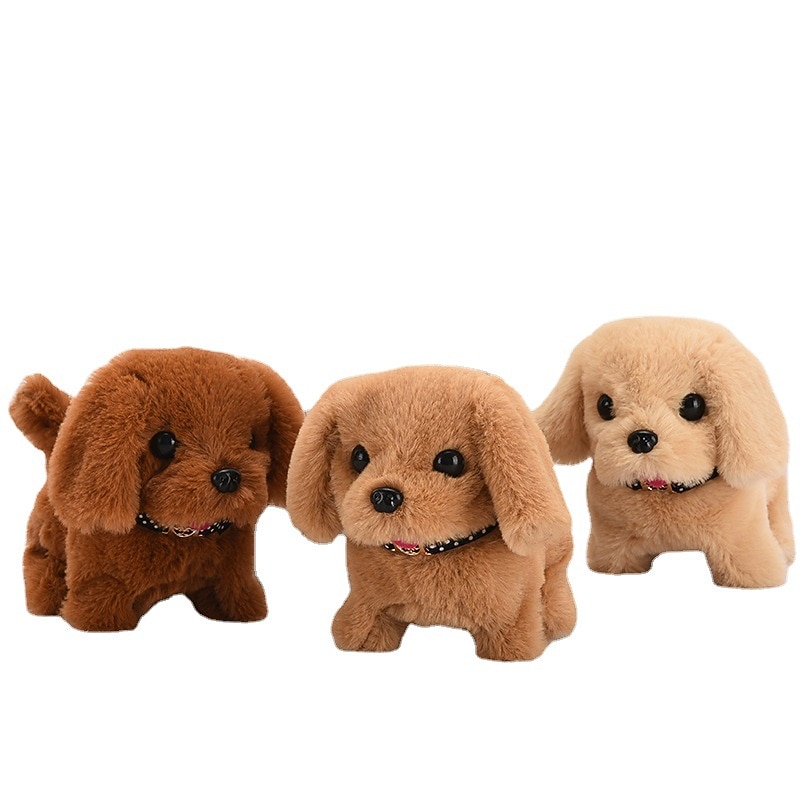 Simulated Electric Dog Plush Electric Dog Can Walk Bark Nod And Wag Its Tail Children's Toy Dog Stall4