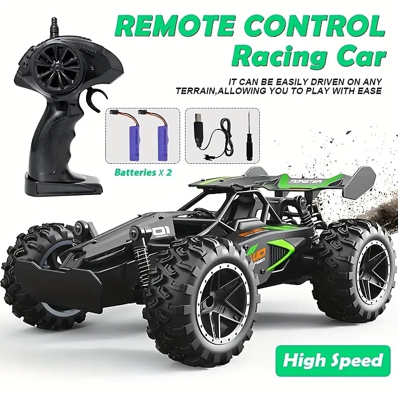 118 Small High-speed Off-road 2.4 G Remote Control Car Drifting 15KM/H Adapted To The Anti-collision Setting Of The Various Sections Of The Road Rubber Large Tire