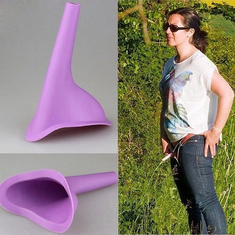 Woman Standing Piss Portable Toilet Urinal Outdoor Travel Camping Female Pee Funnel Emergency Silicone Urinals Car Toilet2