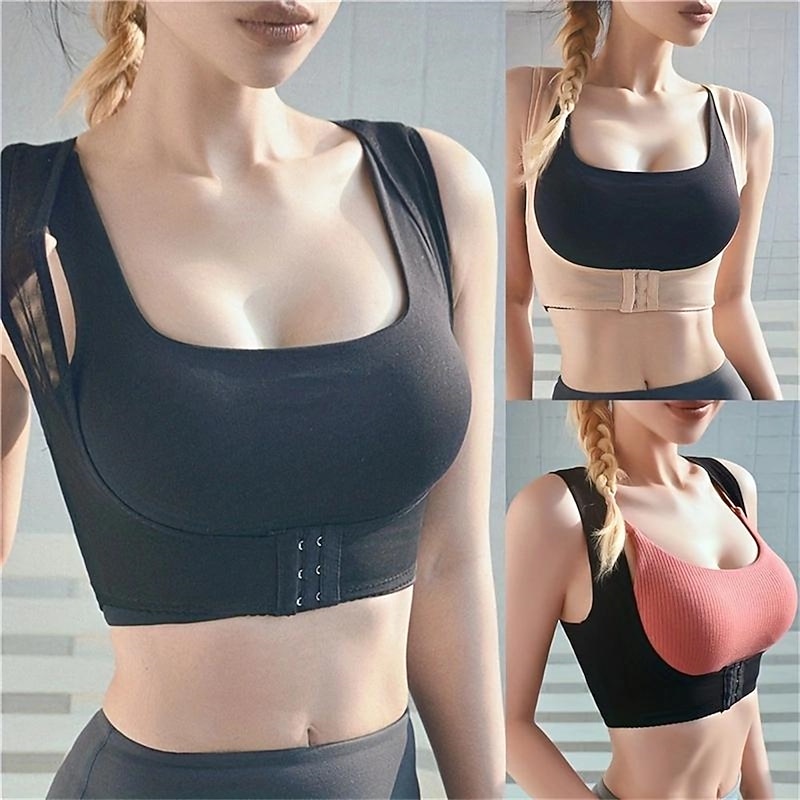 Women's Posture Corrector Back Support Belt - Adjustable Shoulder Brace for Chest Lift and X-Shaped Hunchback Correction - Straighten Your Spine and Improve Your Health3