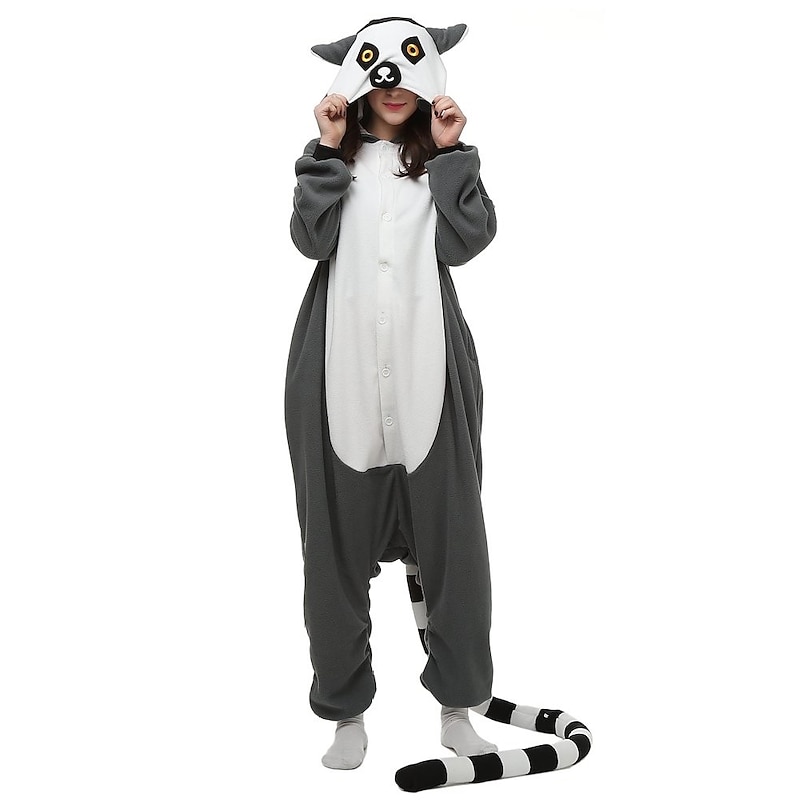 Adults' Animal Nightwear Onesie Costume Carnival Costume Cartoon Onesie Pajamas Kigurumi Pajamas Funny Costume For Men and Women Christmas Carnival Cartoon3