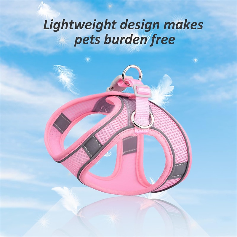 Dog Harness for Small Medium Dogs No Pull Puppy Harness and Leash Set Puppy Harness for Small Dogs Step in Harness for Small Dogs Small Dog Harness mesh Dog Harness.
