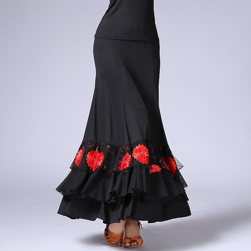 Activewear Skirts Printing Splicing Women's Performance Training Sleeveless High Polyester4