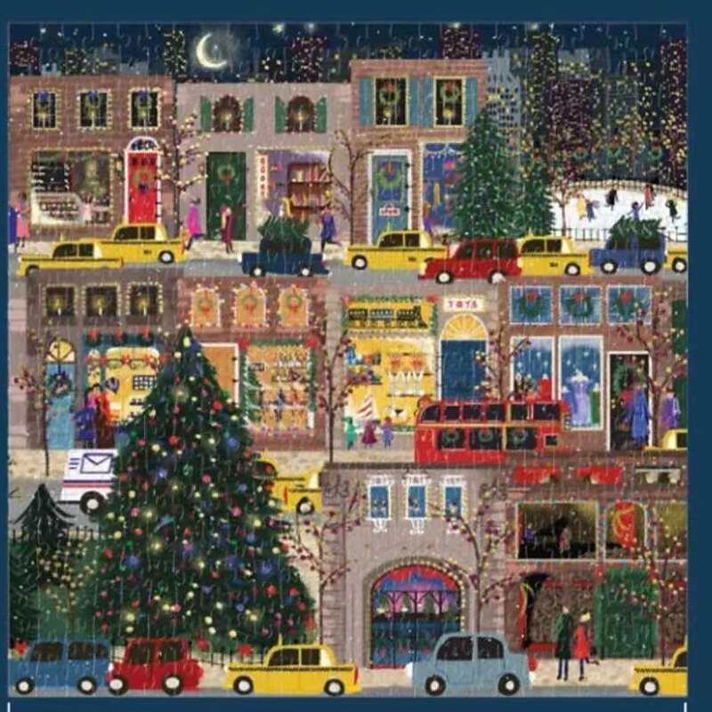 Winter Lamp Puzzle 500 Pieces Galison Festival Night Puzzle Toys High Quality4