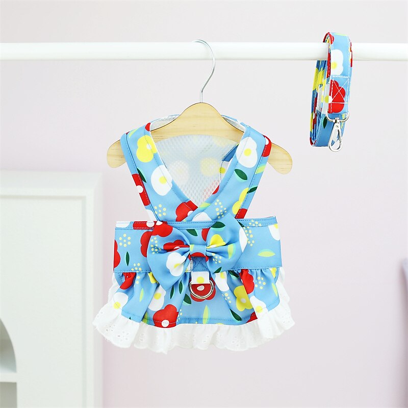 Dog Cat Dress Leash Adorable Sweet Soft Comfortable Safety Outdoor Dailywear Casual Daily Dog Clothing for Husky Labrador Alaskan Malamute Golden Retriever Dalmatian4