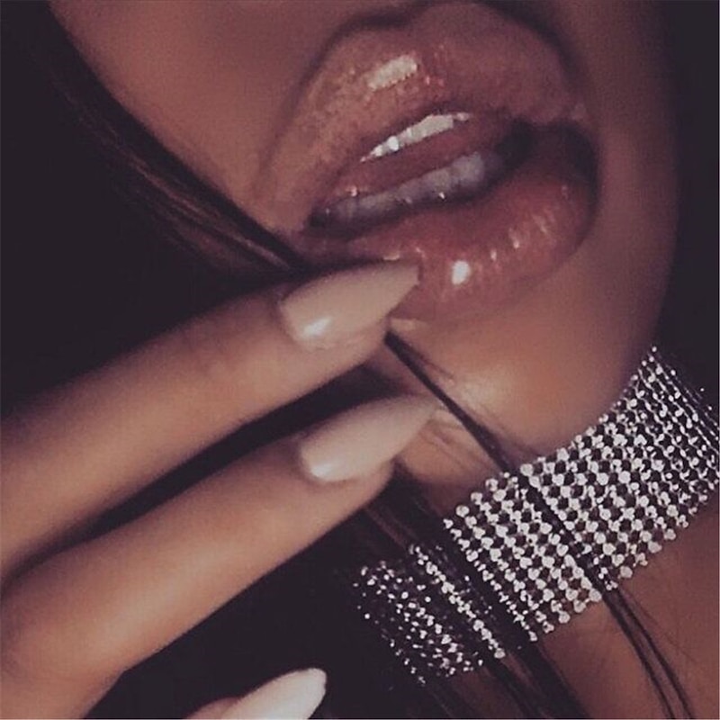 Metallic Sparkle Necklace Disco Fancy Dress Women's Party Club Pride Parade Adults' Necklace All Seasons2