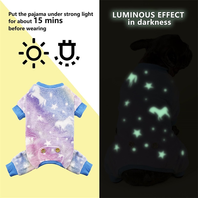 Dog Cat Pajamas Fashion Sweet Winter Warm Breathable Soft Washable Comfortable Christmas Halloween Outdoor Bed Casual Daily Dog Clothing for Bichon Frise Pomeranian Baby Pet Papillon Small2