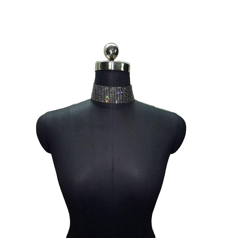 Metallic Sparkle Necklace Disco Fancy Dress Women's Party Club Pride Parade Adults' Necklace All Seasons4