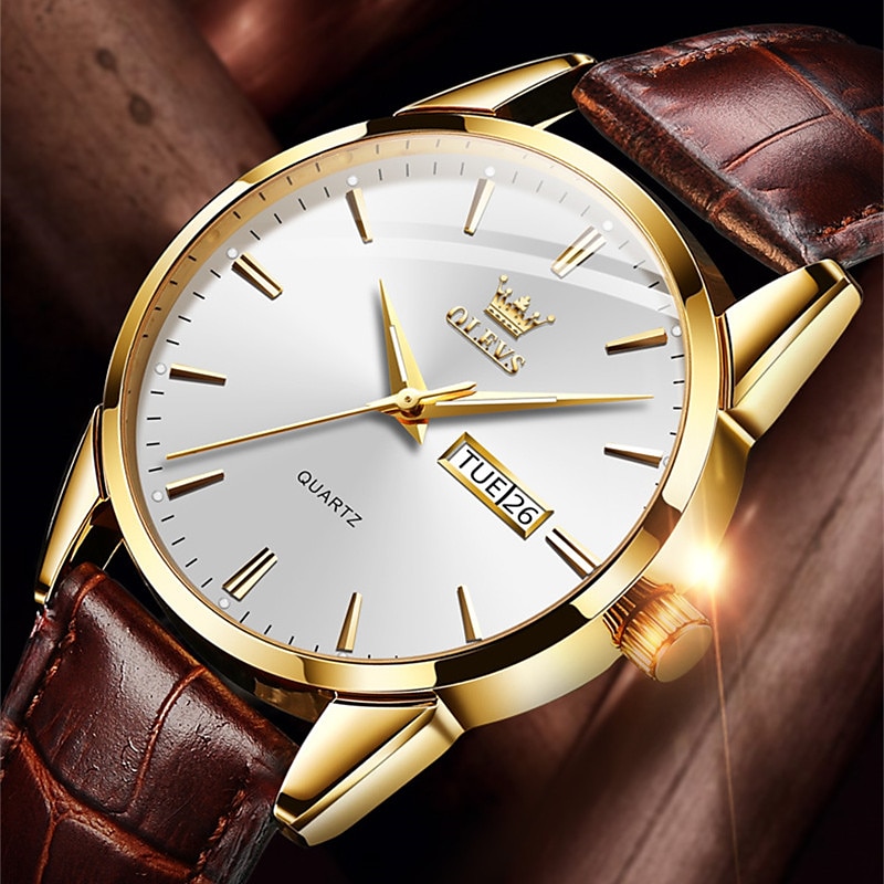 Men's Watches Luminous Calendar Week Display Chronograph Multifunction Quartz Watch Waterproof Sports Men'S Watches2