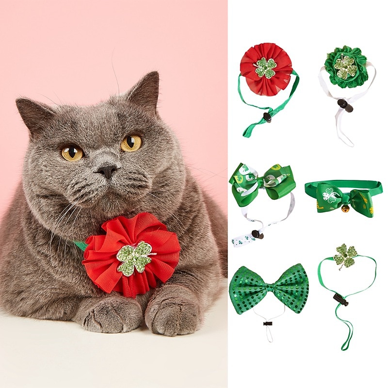 Dog Cat Cosplay Tie / Bow Tie Fashion Party Winter Breathable Soft Washable Comfortable Outdoor Casual Daily Dog Clothing for Bichon Frise Pomeranian Baby Pet Papillon Small