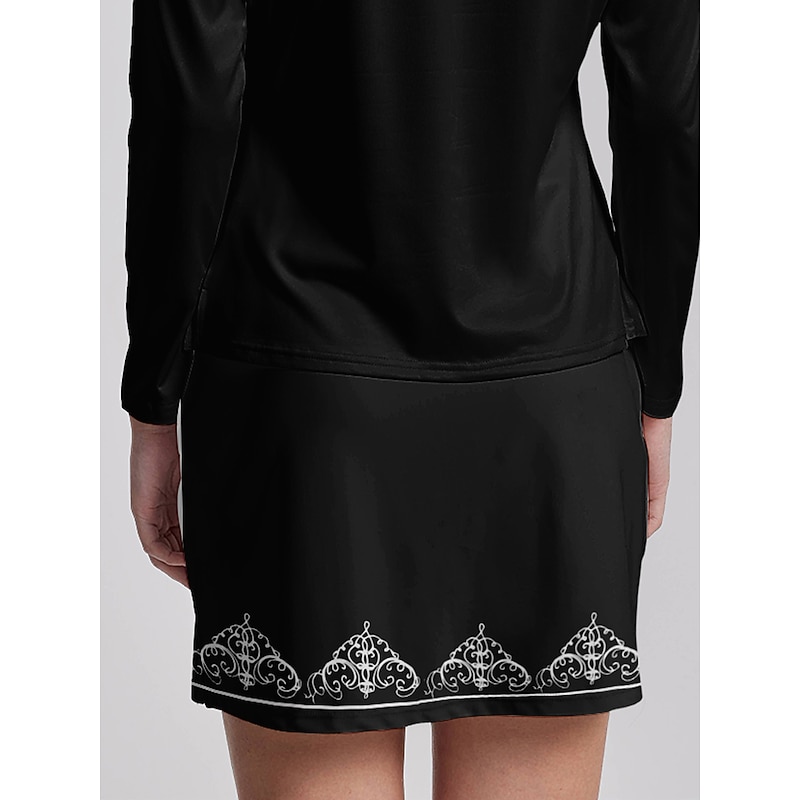 Women's Tennis Skirts Golf Skirts 16inch Pickleball Black Sun Protection Tennis Clothing Ladies Golf Attire Clothes Outfits Wear Apparel2