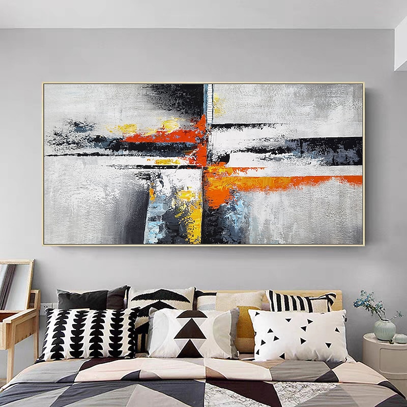 Mintura Handmade Abstract Oil Paintings On Canvas Wall Art Decoration Modern Pictures For Home Decor Rolled Frameless Unstretched Painting2