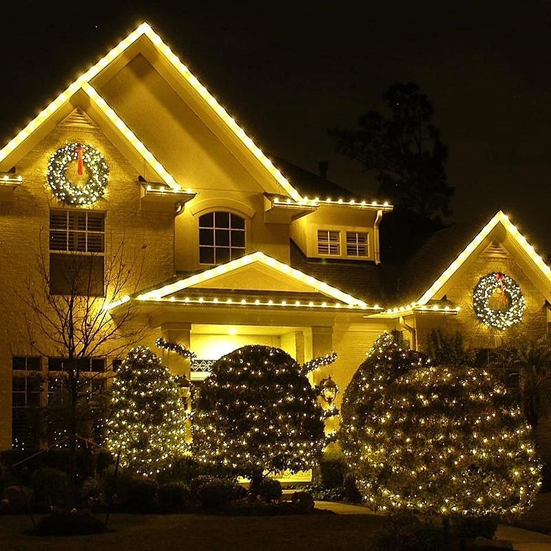 Waterproof LED Rope String Lights Outdoor Solar Rope Lights Outdoor Pool Light Strip Tube Light Copper Wire Fairy Lights for Garden Fence Patio Yard Summer Party Wedding Indoor Decor3