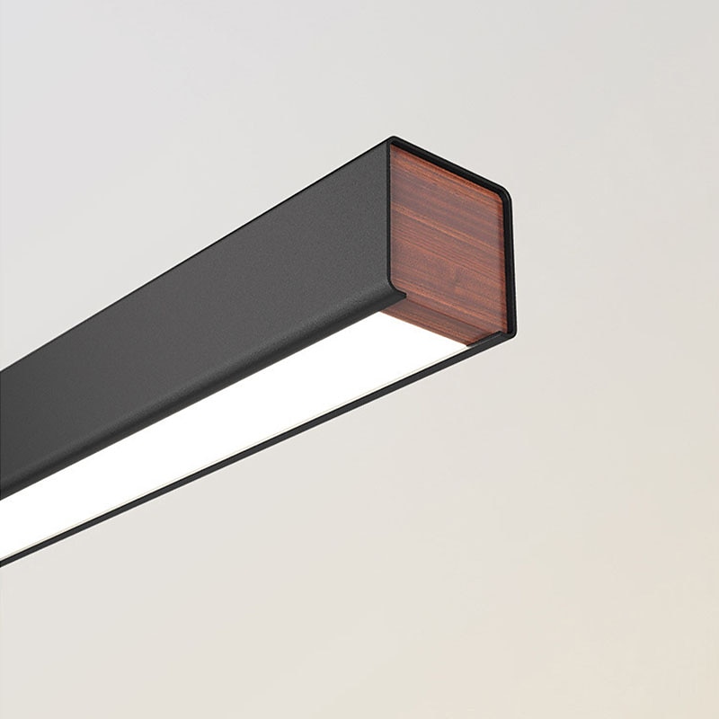 Modern LED Pendant Lighting Dimmable LED Chandelier Linear Design 60/80/100cm Hanging Light Fixture for Dining Room Kitchen Island Breakfast Area Living Room 110-240V2