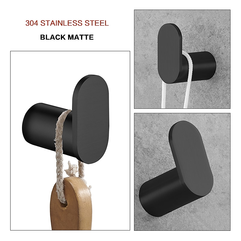 Robe Hook Cool / New Design Modern Stainless Steel 1PC - Bathroom / Hotel bath Single Wall Mounted3