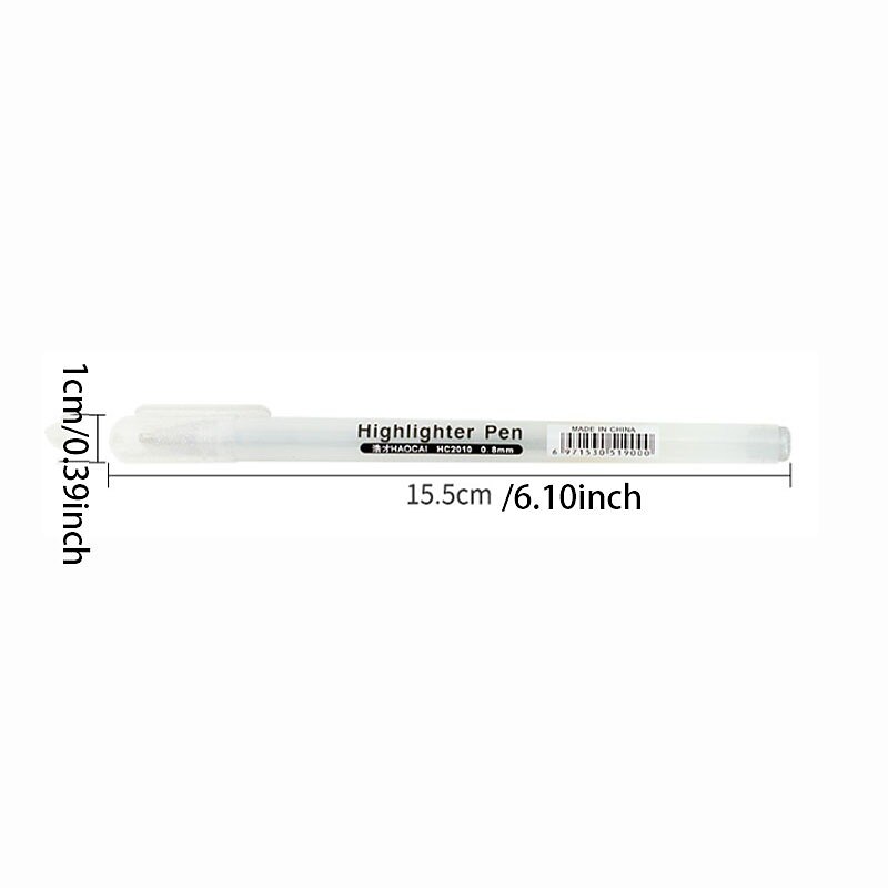 3pcs Marker Highlighter White Markers White Gel Pen For Art Markers Comic Drawing Supplies2