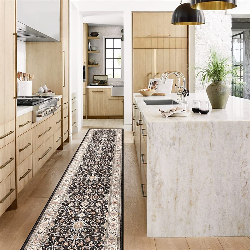 Mandala Bohemian Boho Runner Rug Area Rug Non Slip Floor Mat Bedside Livingroom Bedroom Indoor Outdoor2