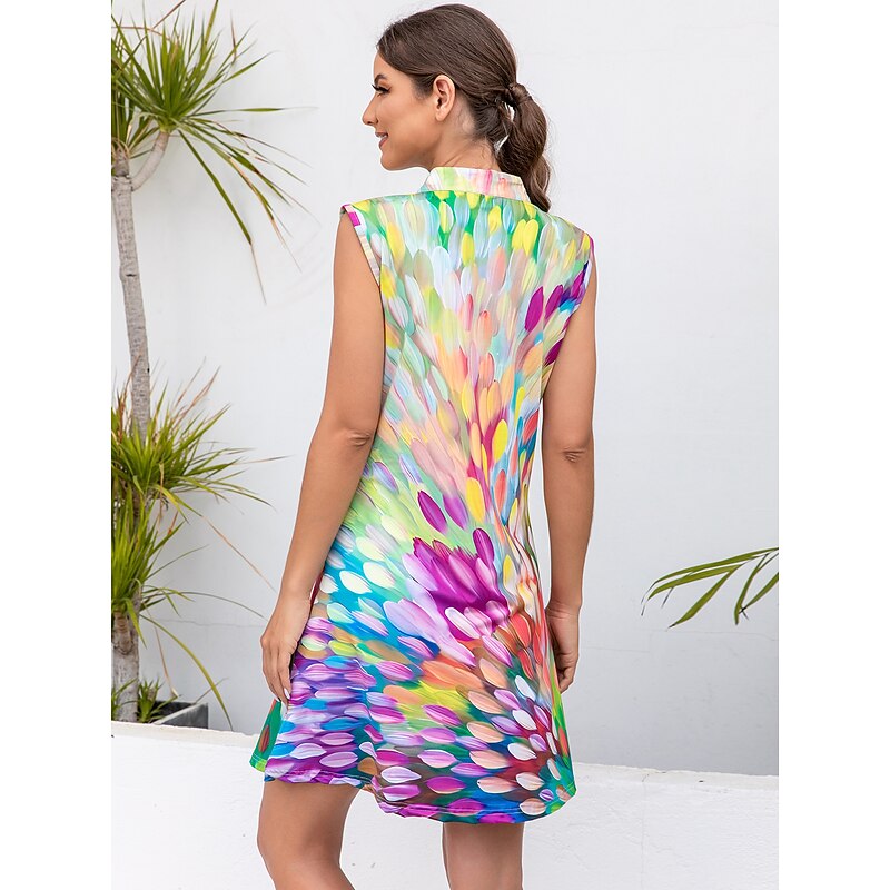 Women's Golf Dress Sleeveless Sun Protection UPF50 Ladies Golf Attire2