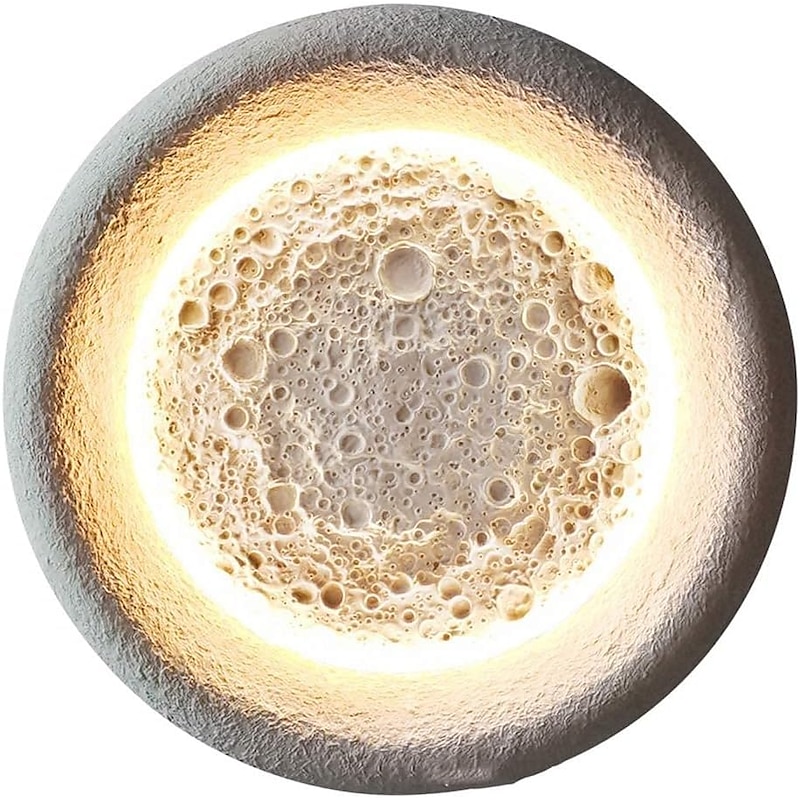 Outdoor LED Wall Light Modern LED Waterproof Moon Wall Lantern SconceTerrace Garage Garden Office Shop Exterior Wall Fixture 110-240V3